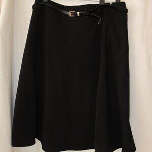 Covington Belted A-Line Skirt